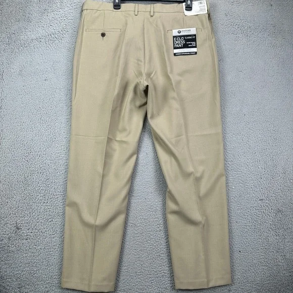 Haggar E-Clo Stria Pants Dress Mens 38X30 Beige Classic Fit Flex Waistband  NEW is available for purchase on au PAY Market - Imported Goods Online  Store Co.Ltd. | au PAY Market -